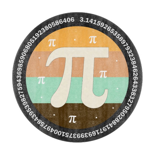Planche À Découper 3.14 National Pi Day Design  - Pi Day Gift Idea (Devant)