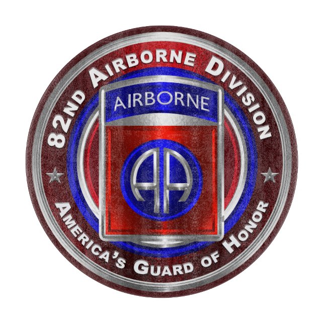 Planche À Découper 82ème Division aéroportée Airborne  (Devant)