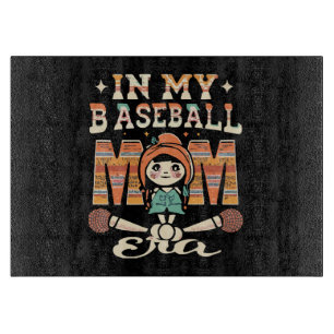 Planche À Découper À l'ère de ma mère de baseball