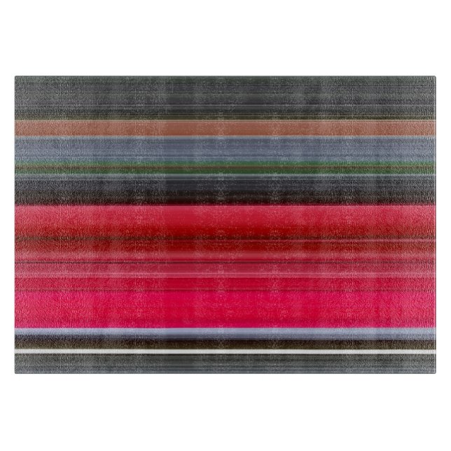Planche À Découper Abstract #1: Red and Grey (Devant)
