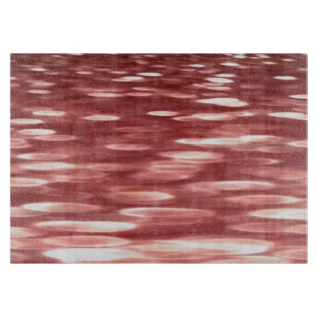 Planche À Découper Abstrait #2 : Flou rouge (Devant)