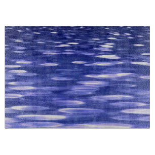 Planche À Découper Abstrait #3 : Bleu shimmer