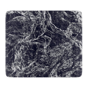 Planche À Découper Abstrait bleu/blanc