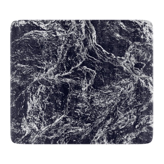 Planche À Découper Abstrait bleu/blanc (Devant)