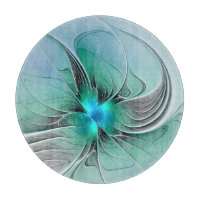 Abstrait De Bleu, Art Fractal Moderne