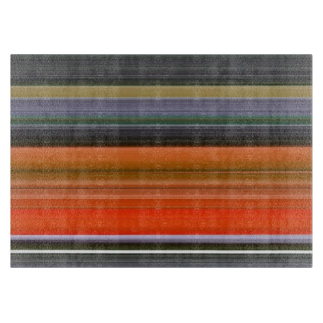 Planche À Découper Abstrait n° 1 : orange et gris (Devant)