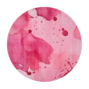 Planche À Découper Abstrait rose sur rose