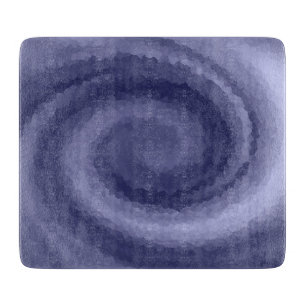 Planche À Découper Abstrait tourbillon bleu violet marine moderne pri