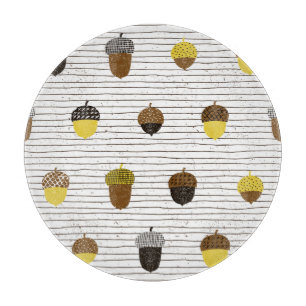 Planche À Découper Acornes d'automne : Vibes Vintages