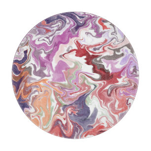 Planche À Découper Acrylique liquide rouge