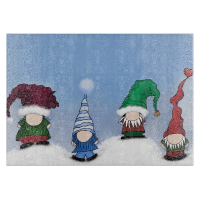 Planche À Découper Adorable Gnome Posse (Devant)