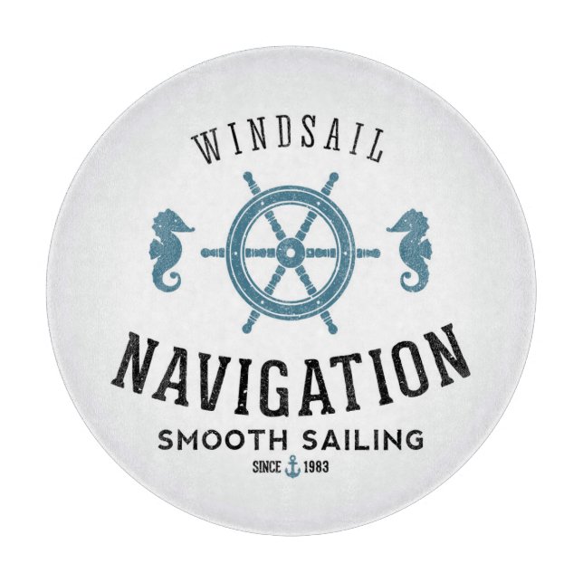 Planche À Découper Affiche de navigation de Windsail (Devant)