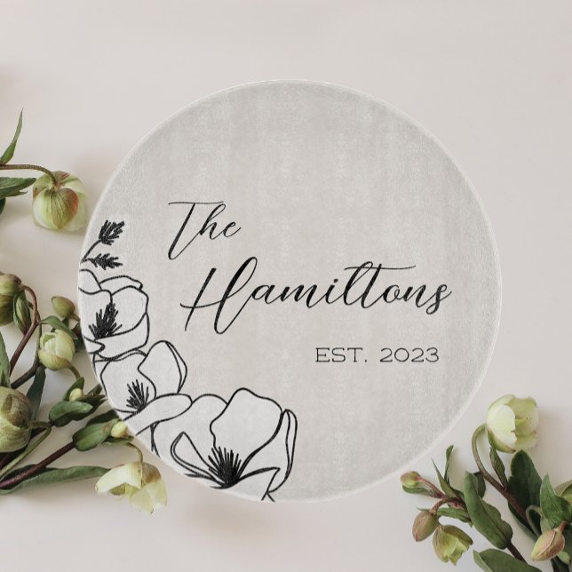 Planche À Découper Agritourisme Magnolia Personnalisé Année Créée (Créateur téléchargé)