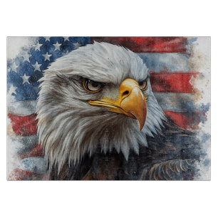 Planche À Découper Aigle chauve majestueux - Art patriotique – Drapea