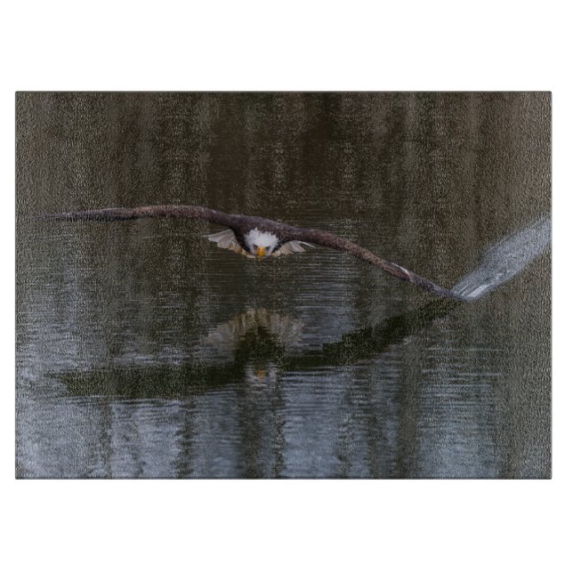 Planche À Découper Aigle de Bald en vol (Devant)
