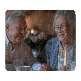 Planche À Découper Ajouter une photo d'anniversaire personnalisée