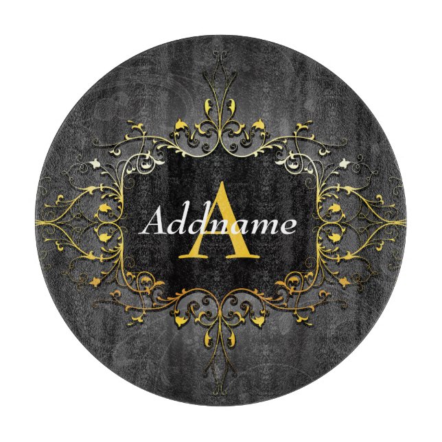 Planche À Découper Ajouter votre nom et votre initiale (Devant)