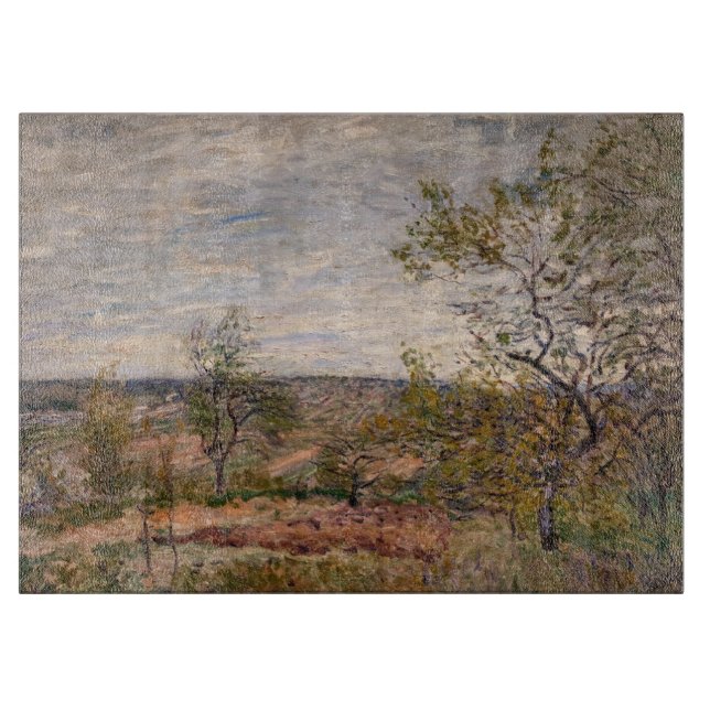 Planche À Découper Alfred Sisley - Journée venteuse à Veneux (Devant)