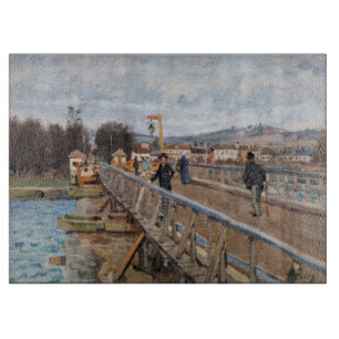 Planche À Découper Alfred Sisley - Passerelle d'Argenteuil