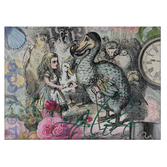 Planche À Découper Alice Classique Merveilles Dodo Art Tenniel (Devant)