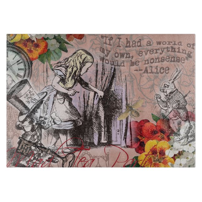 Planche À Découper alice nonsense wonderland curtain (Devant)