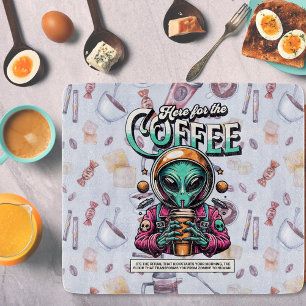 Planche À Découper Alien ici pour le café