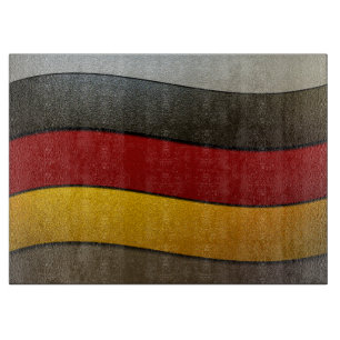 Planche À Découper Allemagne - couleurs du drapeau - Chrome par Shirl