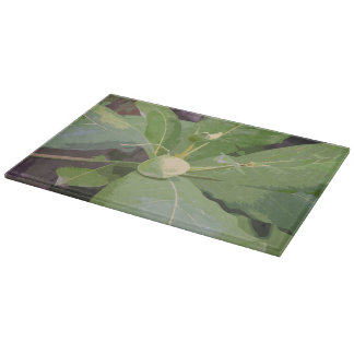 Planche À Découper Amandier en gros plan