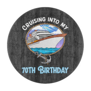 Planche À Découper Amateur de croisière naviguant vers mes 70 ans