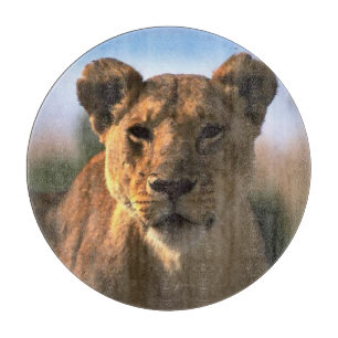 Planche À Découper Amateurs de lions lioness