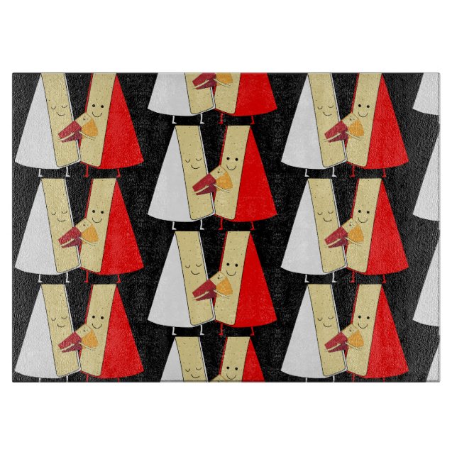 Planche À Découper Amateurs De Vins Et De Fromages (Devant)