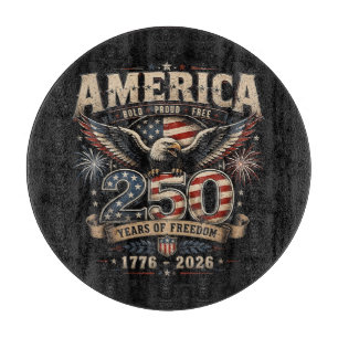 Planche À Découper Américain 250e anniversaire patriotique États-Unis