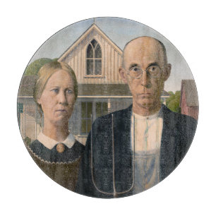 Planche À Découper American Gothic : Vie rurale pauvre paysan