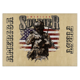 Planche À Découper American Soldier Design Cutting Board