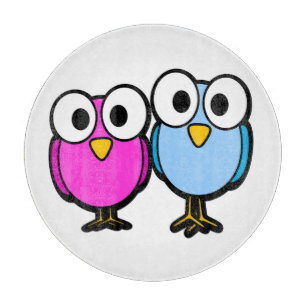 PLANCHE À DÉCOUPER AMIS D'OISEAUX AUX YEUX GOOGLÉS