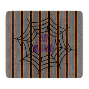 Planche À Découper Amusement et fantaisie Halloween Spider Webs