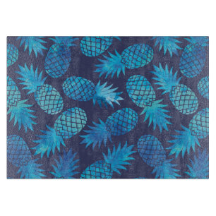 Planche À Découper Ananas Blue Tie Dye