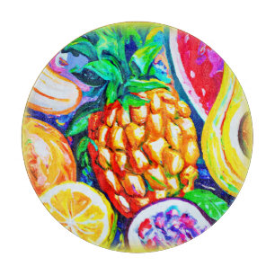 Planche À Découper Ananas Orange Banane Fruits. Acheter maintenant