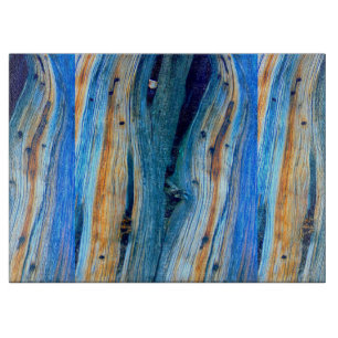 Planche À Découper anciennes cartes bleues patinées