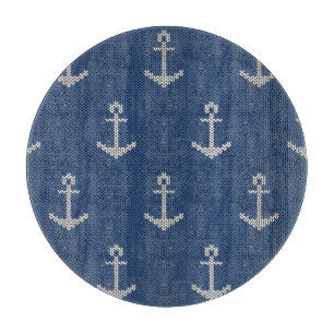Planche À Découper Ancre de la mer de Knit