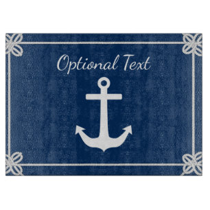 Planche À Découper Ancre en corde Frame Nautique