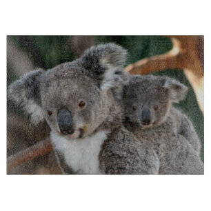 Planche À Découper Animaux de bébés cutest   Koala et Joey