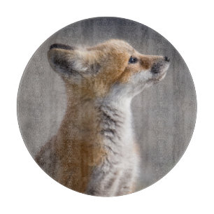 Planche À Découper Animaux de bébés cutest Portrait Baby Fox