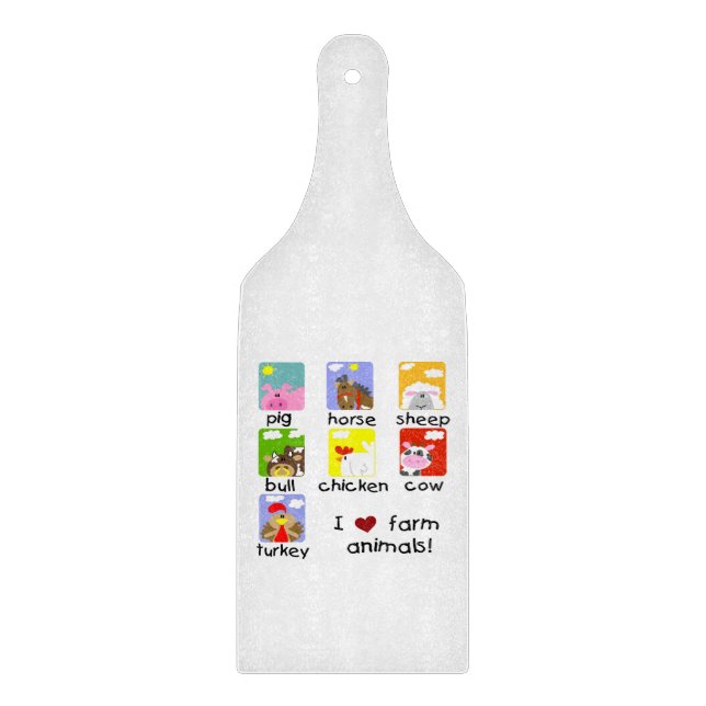 Planche À Découper Animaux de ferme (Devant)