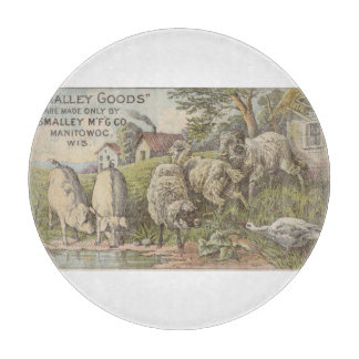 Planche À Découper Animaux de ferme pittoresques Scène rustique