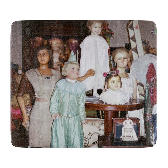 Planche À Découper Antiquité vintage Dolls (Devant)