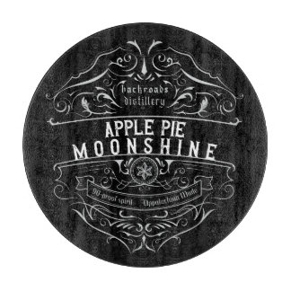 Planche À Découper Appalachia Moonshine Étiquette