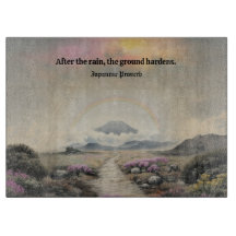 Après la pluie (aquarelle japonaise paysage art)