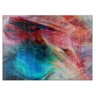 Planche À Découper Aquarelle Abstrait