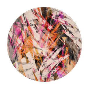 Planche À Découper Aquarelle, arrière - plan abstrait vintage.